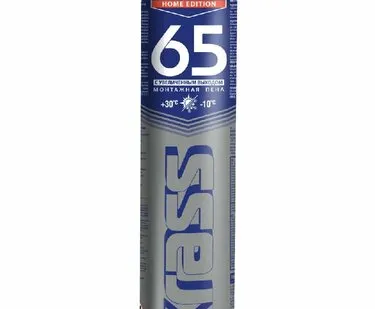 фото Пена монтажная КRАSS Home Edition 65л пист всесез 840 мл