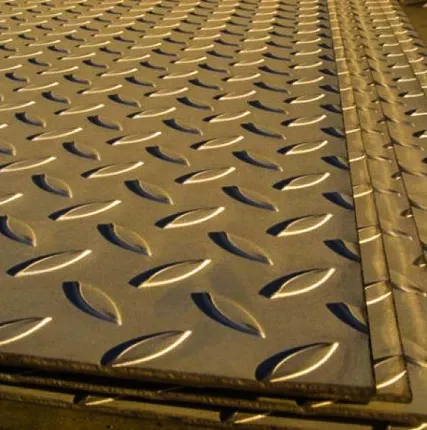 Фото №0 Лист рифленый 4 мм сталь 3 ГОСТ 8568-77 ромб