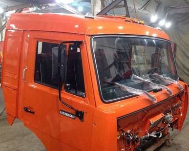 фото Кабина Камаз низкой крышей