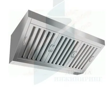 фото Зонт вытяжной пристенный без козырька HICOLD ЗВПО-0910