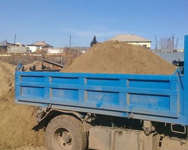 фото Песок строительный