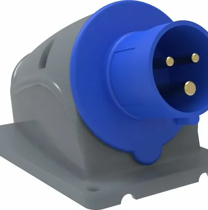 Фото №0 Вилка силовая 1-ф., 16А, 220В, IP44 (3-п., стац.) MAG...