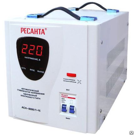 Фото №0 Стабилизатор Ресанта АСН- 8000/1-Ц