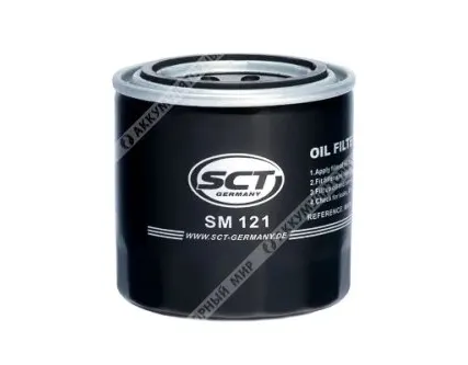 Фото №0 Фильтр масляный SCT SM121 (W811/80, GB-1156, LC-331) HYUNDAI / KIA