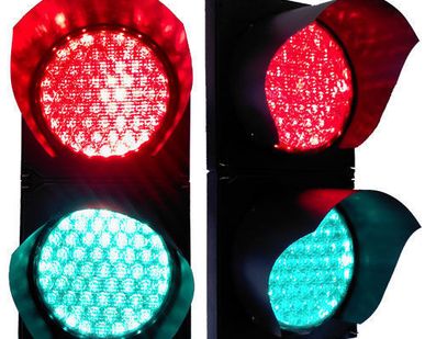 фото Светофор TRAFFICLIGHT-LED 230В (зеленый+красный)