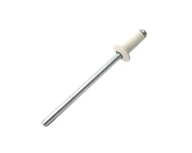 фото Заклепка вытяжная, алюминий/сталь, стандартный борт 3,2х8 RAL 9003