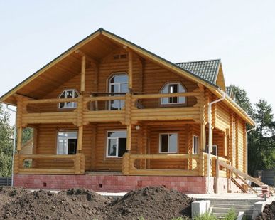 фото Строительство домов из бруса