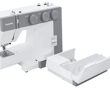 фото Швейная машина Janome 1522 LG, белый/серый