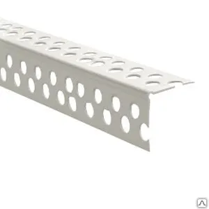 фото Угол перфорированный из ПВХ под штукатурку (3м)