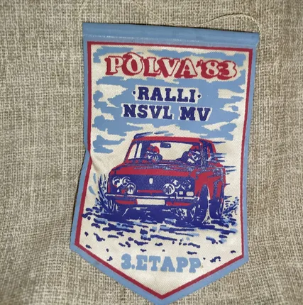 Фото №0 Вымпел Polva 83. Ralli Nsvl. Mv . З. Етарр. СССР .