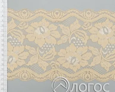 фото Кружево стрейч IS-234 150мм И, бежевый