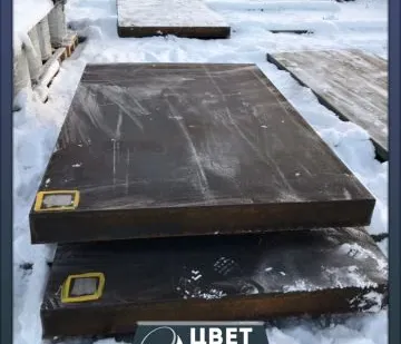 фото Нержавеющая плита 160 мм 12Х18Н10Т