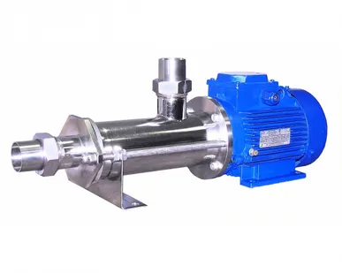 фото Насос винтовой из нержавейки Бурун СХ6/4-1,5/4-Б (пищевой, 380В)