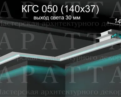фото Светильник профильный светодиодный КГС 050 (140х37)