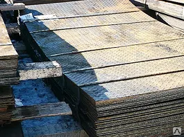 фото Лист рифлёный 4 мм чечевица