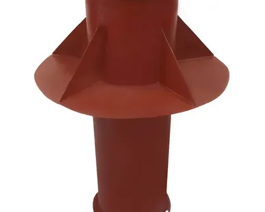 фото Узел прохода УП4 с утепленным клапаном и площадкой под элек-
тропривод (с к