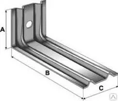 Фото №0 Кронштейн 50х50х150х2, шт