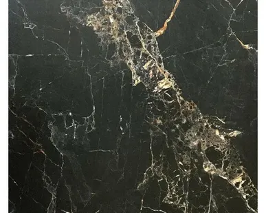 фото щит мебельный 3000х600х4мм Мрамор марквина черный