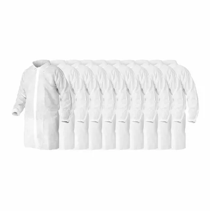 Фото №0 Халат медицинский процедурный одноразовый 10 шт/уп