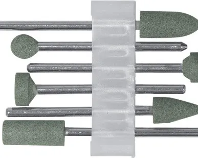 фото Шарошки силиконово-карбидные, мини, набор 6 шт.