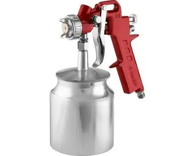фото Краскопульт пневматический ЗУБР "МАСТЕР" "МС Н200", с нижним бачком, 1,3мм