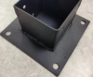 фото Коннектор под брус 100х100 покрытие грунт