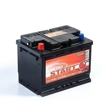 Фото №0 Аккумулятор КАТОД EXTRA START 6СТ-60N L+ (L2)