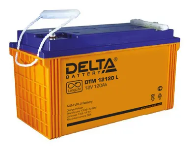 фото Аккумулятор DELTA DTM 12120L (120Ач, 12В)