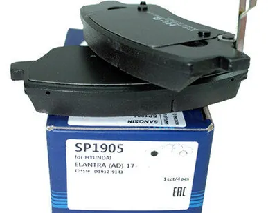фото Sangsin Brake Колодки тормозные передние Elantra AD17 /Cerato YD Classic 16 ор 58101F2A00 Sangsin SP1905