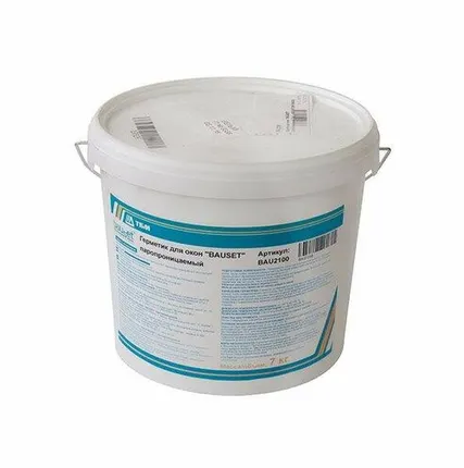Фото №0 Герметик для окон BAUSET паропроницаемый, 7кг