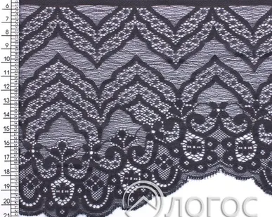 фото Кружево стрейч 175мм AS-24, И, 21 (серый)