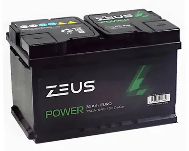 фото Аккумулятор ZEUS POWER LB3 74 Ач о.п. 1AK