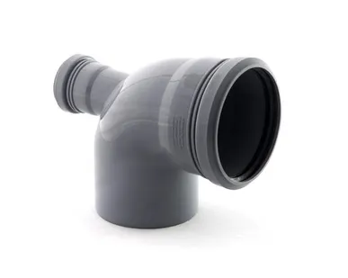 фото Отвод фронтальный с выходом в тыл ВК ПП 110/50х87, серый,РТП