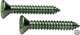 фото Шуруп с потайной головкой ГОСТ 1145-80 оцинк. d 2,5, L 13