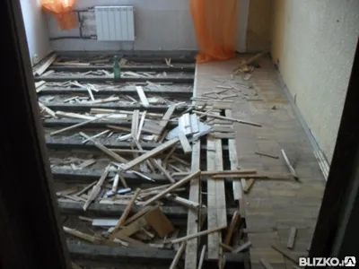 Фото №0 Разборка деревянных полов
