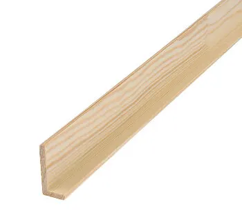 фото Уголок разнобокий 2.2 м, 18х40 мм, сращенный, бессучковый