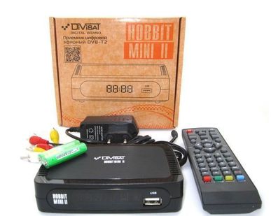 фото Приемник цифровой эфирный DVB-T2 HOBBIT Mini II
