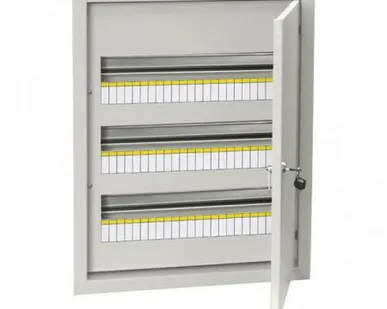 фото Щит встраиваемый металлический ЩРв-54з IP31 с замком ИЭК