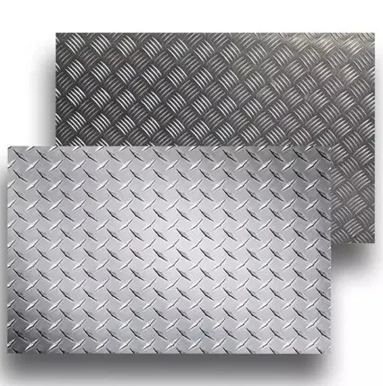 Фото №0 Лист алюминиевый рифленый Даймонд 0,5х1000 мм АМг2 ГОСТ 21631-2019