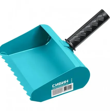Фото №0 Кельма-ковш СИБИН с резиновой рукояткой 200 мм.