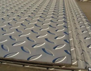 фото Лист рифленый 6,0 1х2 1,25х2,5-6 1,5х6 ст.3сп РОМБ, ЧЕЧЕВИЦА
в