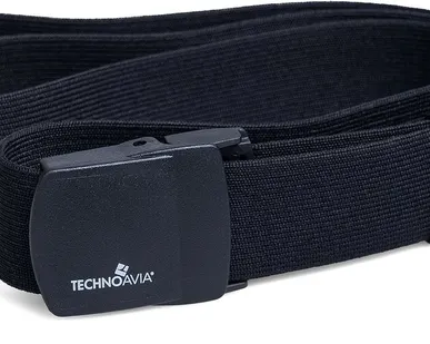 фото Ремень текстильный черный