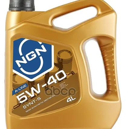 Фото №0 NGN 5W-40 Synt-S A-Line Sl/Cf 4Л (Полусинт. Мотор. Масло)