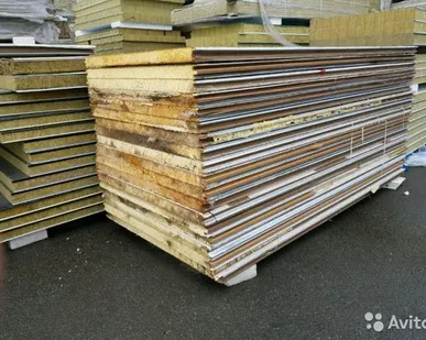 фото Сэндвич панели ппу 60 350 м2, 2,57 м