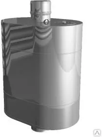 Фото №0 Бак на трубе для печи, 43л., ф115, нержавейка 0,8мм