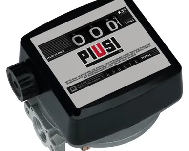 фото K33 ver. C дизель - 3-х разрядный механический счетчик дизельного топлива, 20-120 л/мин