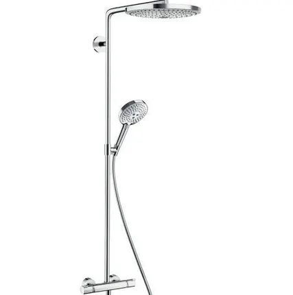 Фото №0 Душевая система хром/белый Hansgrohe Raindance Select S 300 2jet Showerpipe