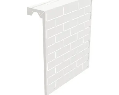 фото Экран для радиатора 610х540х150 мм, цвет Белый (RAL 9003)