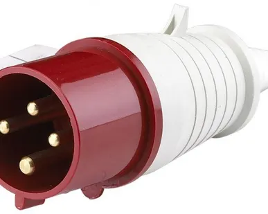 фото Вилка эл. каб. 16А 3P+E 380В тип. роз. 014 IP44 SchE 26002DEK