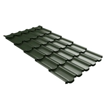 Фото №0 Металлочерепица Kvinta Plus 3D Хвоя RAL 6020